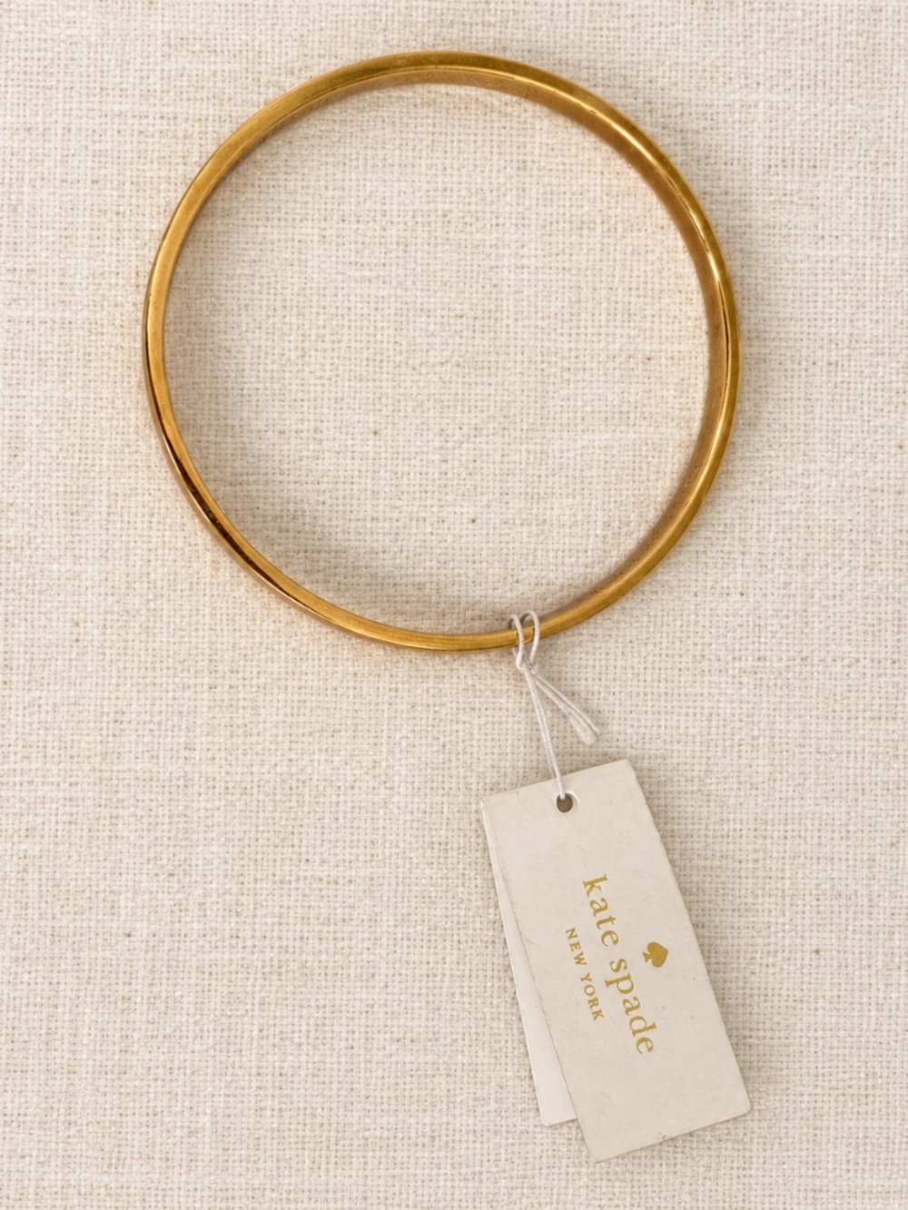 Kate Spade Heart of Gold Idiom Bangle Bracelet NWT